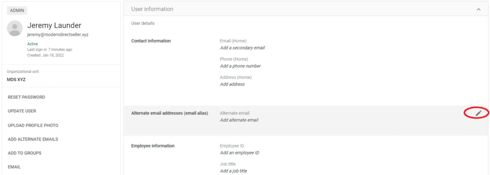 Set Up A Custom Email Address With Google Workspace - Modern Direct Seller