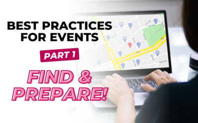 Best practices for events. Part 1–find & prepare!