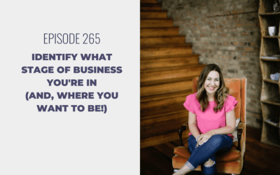 Episode 265: Identify What Stage of Business You’re In (and, where you want to be!)